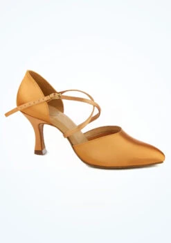Ray Rose Sirocco Satin Dance Shoe 2.5" - Flesh -Best Dance Clothing Shop 103 ray rose sirocco satin dance shoe 2 5 flesh tan main image T 68581.1694686185