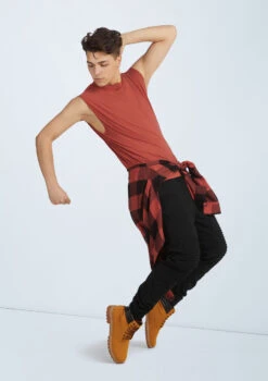 Weissman Boys Sleeveless Tee 15 Weissman Boys Sleeveless Tee -Best Dance Clothing Shop 10471 paprika 035 90427.1678886705
