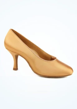 Ray Rose Bora Satin Ballroom Pump 2" - Flesh
