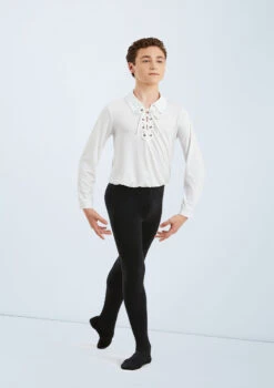 Weissman Boys Laced Ballet Shirt 7 Weissman Boys Laced Ballet Shirt -Best Dance Clothing Shop 11209 white MT11 black 050 200922154336 0048 T 49754.1698813432