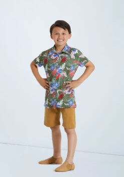Weissman Boys Copacabana Shirt -Best Dance Clothing Shop 11866 olive 144633 06455.1678887219