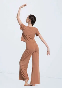 Weissman Wide Leg Matte Jersey Pants -Best Dance Clothing Shop 14433 warm sand MJ12612 warm sand 2804 20505.1678891065
