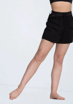 Weissman Belted Twill Cargo Shorts -Best Dance Clothing Shop 14434 black 9125 86456.1694131196