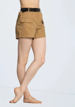 Weissman Belted Twill Cargo Shorts -Best Dance Clothing Shop 14434 camel 9114 30216.1698713337