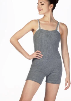 Intermezzo Skinlegshort Warm Up Suit -Best Dance Clothing Shop 4587 intermezzo skinlegshort warm up suit grey front thumbnail T 90043.1698808413
