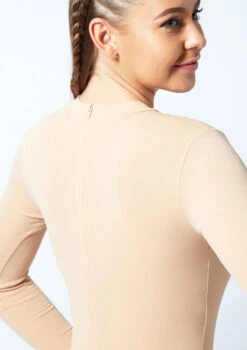 Intermezzo Long Sleeve Turtle Neck Catsuit -Best Dance Clothing Shop 4685 snd close up back 1 98699.1676420918