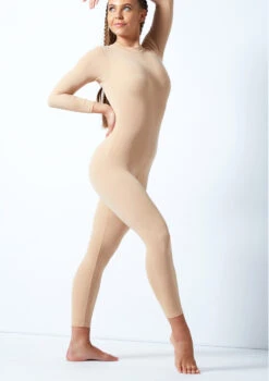 Intermezzo Long Sleeve Turtle Neck Catsuit -Best Dance Clothing Shop 4685 snd front 1t 59393.1698808413