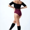 Intermezzo Bardot Knitted Sweater -Best Dance Clothing Shop 6530 BLK BACK 1 51977.1678928090