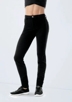 Weissman Mid Rise Bold Color Jeggings -Best Dance Clothing Shop AH10247 black 1557 58449.1678890506