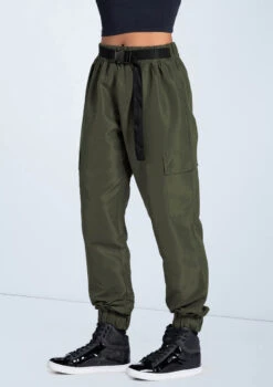 Weissman Belted Cargo Pants -Best Dance Clothing Shop AH12406 olive 16388 07263.1678890638