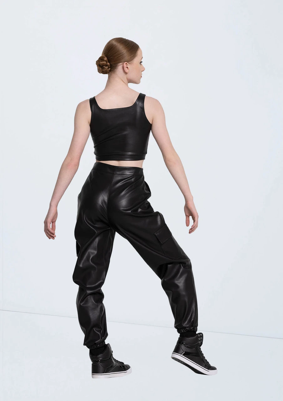 Weissman Faux Leather Jogger Pants 5 Weissman Faux Leather Jogger Pants - Image 3