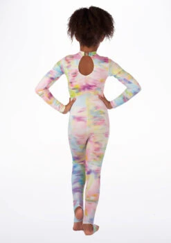 Alegra Girls Patterned Aspen Catsuit -Best Dance Clothing Shop ALC5292P BACKM 1 63995.1678871860