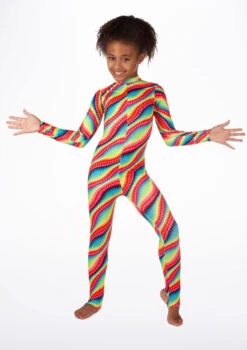 Alegra Girls Patterned Aspen Catsuit -Best Dance Clothing Shop ALC5292P MAIN 2 57627.1688080774