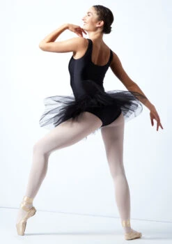 Alegra Pull On Practice Tutu -Best Dance Clothing Shop ALG0219 BLK BACK 1 60424.1678872507