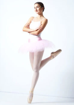 Alegra Pull On Practice Tutu -Best Dance Clothing Shop ALG0219 PNK FRONT 1 72031.1678872507