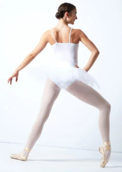 Alegra Pull On Practice Tutu -Best Dance Clothing Shop ALG0219 WHT BACK 1 24867.1678872507