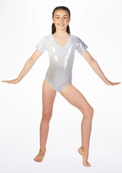 Alegra Girls Metallic Melody Leotard -Best Dance Clothing Shop ALL5202 MAIN MSL 31009.1678873758