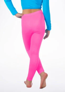 Alegra Girls Shiny Footless Leggings -Best Dance Clothing Shop ALP5204 BACKM FPK 32198.1678875180