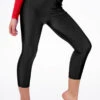 Alegra Girls Shiny Crop Leggings -Best Dance Clothing Shop ALP5206 MAIN BLK 49319.1678876128