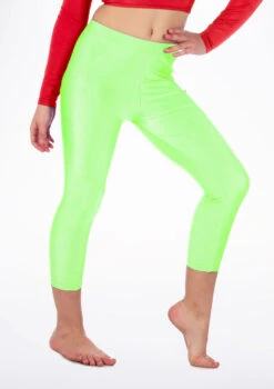 Alegra Girls Shiny Crop Leggings -Best Dance Clothing Shop ALP5206 MAIN FGR 60071.1678876136