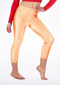 Alegra Girls Shiny Crop Leggings -Best Dance Clothing Shop ALP5206 MAIN FOR 67854.1678876136