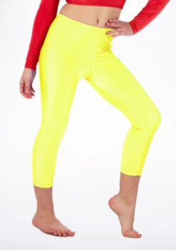 Alegra Girls Shiny Crop Leggings -Best Dance Clothing Shop ALP5206 MAIN FYE 51861.1678876136