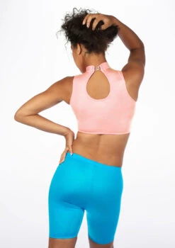 Alegra Girls Shiny Maris Dance Crop Top -Best Dance Clothing Shop ALS0264S MAIN PPK 84948.1678878300