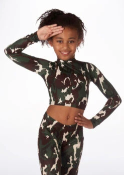 Alegra Girls Patterned Raya Dance Top -Best Dance Clothing Shop ALS5267P MAIN CAM 01372.1688166931