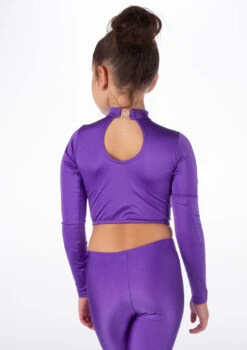 Alegra Girls Shiny Raya Dance Top 31 Alegra Girls Shiny Raya Dance Top -Best Dance Clothing Shop ALS5267 MAIN PUR 32224.1678878576