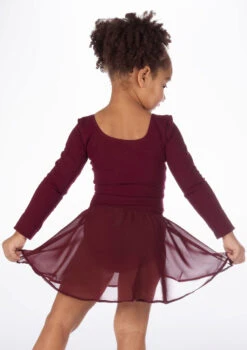 Bloch Girls Long Sleeve Cotton Leotard -Best Dance Clothing Shop BLCL5409 BACKM BUR 86838.1678880562
