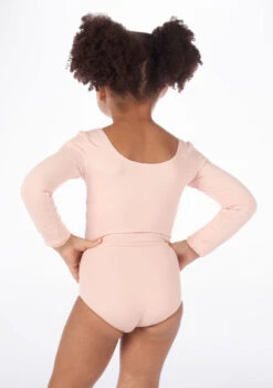 Bloch Girls Long Sleeve Cotton Leotard -Best Dance Clothing Shop BLCL5409 BACKM PNK 51516.1678880562