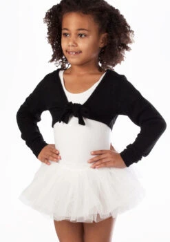 Bloch Girls Hazel Ballet Wrap Sweater -Best Dance Clothing Shop BLCZ0989 MAINT BLK T 76454.1698799054