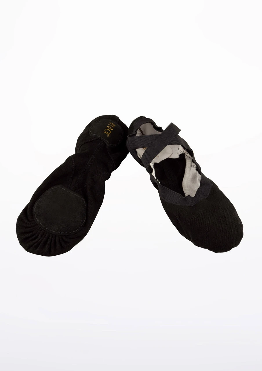 Bloch Pro Elastic S0621L Split Sole Ballet Shoe - Black 4 Bloch Pro Elastic S0621L Split Sole Ballet Shoe - Black - Image 2