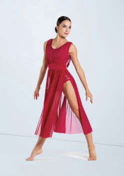 Weissman Baby Hold On -Best Dance Clothing Shop D13004 scarlet 144 31886.1678890883
