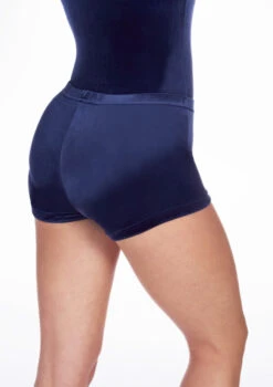 The Zone Smooth Velour Hipster Gymnastics Shorts -Best Dance Clothing Shop DSC0937 BACKM NY 48431.1678891841