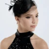Weissman Statement Fascinator Headband 1 Weissman Statement Fascinator Headband -Best Dance Clothing Shop HA111 black 079 71322.1690450329
