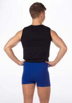 Intermezzo Camnoi Mens Dance Top -Best Dance Clothing Shop IT6022 BACKM BLK 22499.1678928078