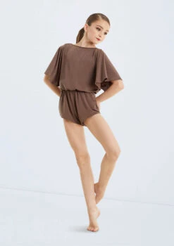 Weissman Islands -Best Dance Clothing Shop MJ11095 mocha 022 23678.1678890990