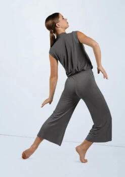 Weissman Snap Front Jumpsuit 8 Weissman Snap Front Jumpsuit -Best Dance Clothing Shop MJ11818 gray 1665 73096.1678891007