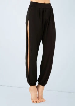 Weissman Spliced Jogger Pants -Best Dance Clothing Shop MJ12237 black 2689 49993.1698450384