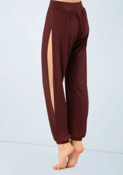 Weissman Spliced Jogger Pants -Best Dance Clothing Shop MJ12237 raisin 4654 26495.1678891023