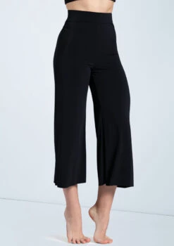 Weissman Matte Jersey Culottes -Best Dance Clothing Shop MJ12791 black 275 31099.1698450388
