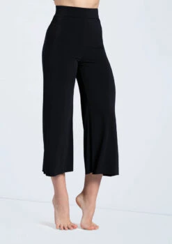 Weissman Matte Jersey Culottes -Best Dance Clothing Shop MJ12791 black 275 94415.1698450388