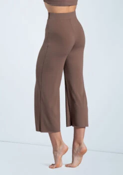 Weissman Matte Jersey Culottes -Best Dance Clothing Shop MJ12791 mocha 479 35226.1678891071