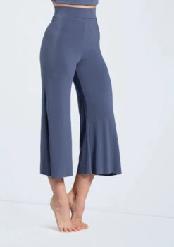Weissman Matte Jersey Culottes -Best Dance Clothing Shop MJ12791 slateblue 239 94955.1678891070