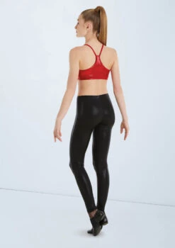 Weissman Metallic Racerback Bra Top 19 Weissman Metallic Racerback Bra Top -Best Dance Clothing Shop ML2962 red 013 60593.1678891096