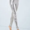Weissman Metallic Full Length Leggings 1 Weissman Metallic Full Length Leggings -Best Dance Clothing Shop ML9756 silver 1321 60559.1678891112