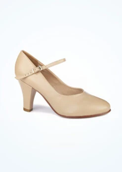 Move Dance Pippin Character Shoe 3" - Tan -Best Dance Clothing Shop MOK0016 MAIN TAN T 93334.1695432183