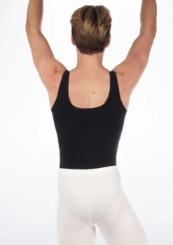 Move Dance Mens Joshua Leotard -Best Dance Clothing Shop MOL0247 BACKM BLK 35677.1678884053