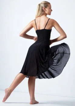 Move Dance Helena Mesh Dress -Best Dance Clothing Shop MOR0249 BLK BACK 1 71588.1678884685